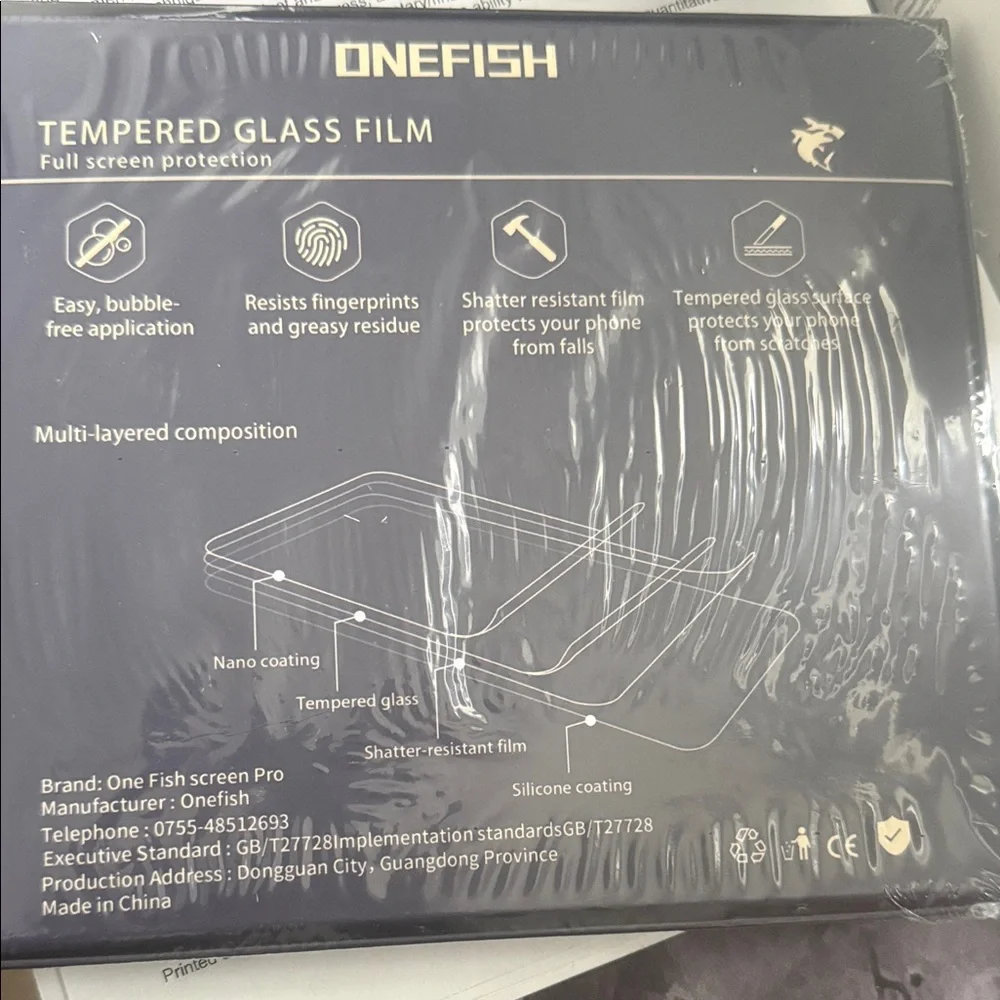 Onefish Screen Protector with Smooth Texture